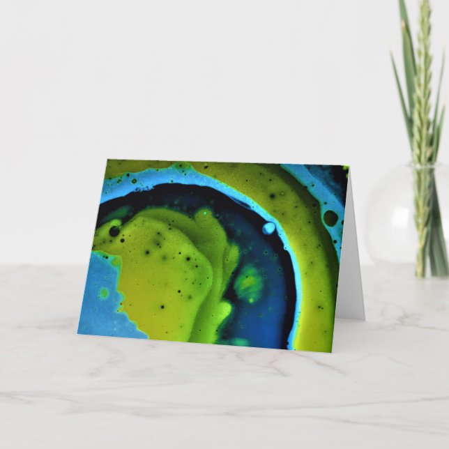 Cartão Abstrato Color Study 240, placa (Frente)