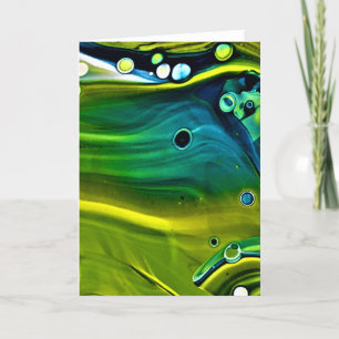 Cartão Abstrato Color Study 242, placa