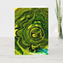 Cartão Abstrato Color Study 243, placa