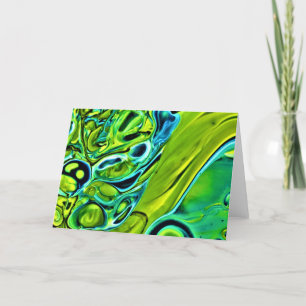 Cartão Abstrato Color Study 244, placa