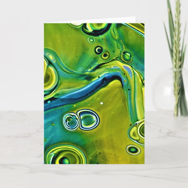 Cartão Abstrato Color Study 247, placa (Frente)