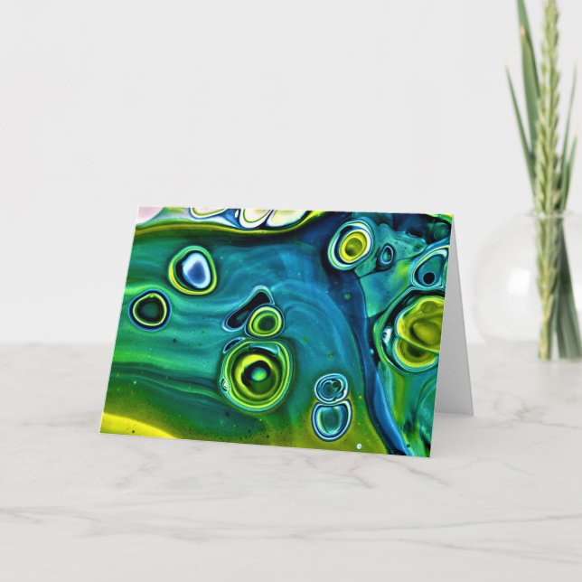 Cartão Abstrato Color Study 248, placa (Frente)