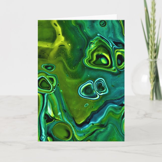 Cartão Abstrato Color Study 250, placa (Frente)