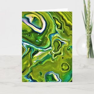 Cartão Abstrato Color Study 253, placa