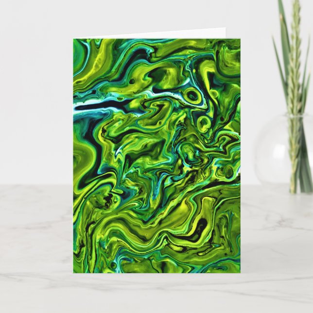 Cartão Abstrato Color Study 254, placa (Frente)