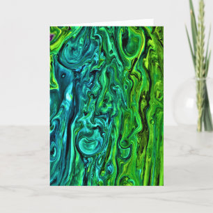 Cartão Abstrato Color Study 258, placa