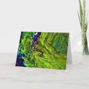 Cartão Abstrato Color Study 25, placa