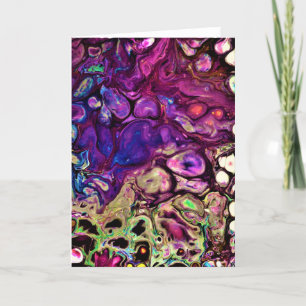 Cartão Abstrato Color Study 261, placa