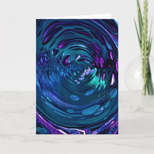 Cartão Abstrato Color Study 266, placa