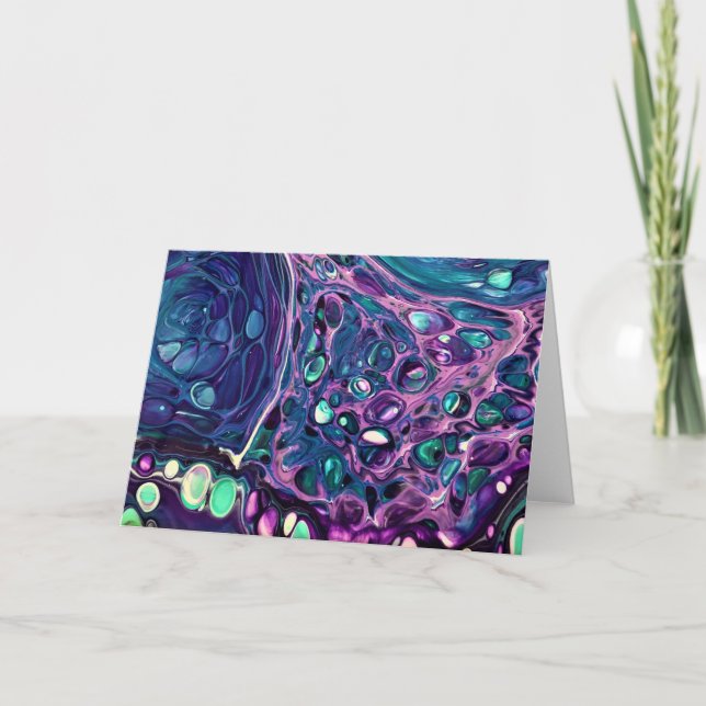 Cartão Abstrato Color Study 273, placa (Frente)