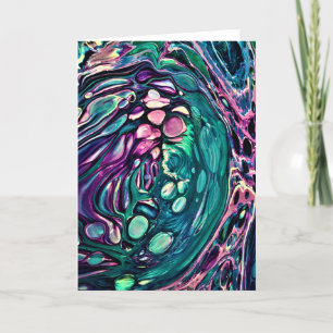 Cartão Abstrato Color Study 274, placa