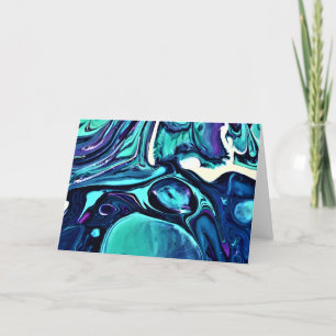 Cartão Abstrato Color Study 283, placa