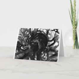 Cartão Abstrato Color Study 287 / Noir, placa