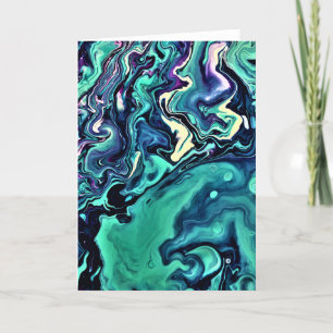 Cartão Abstrato Color Study 291, placa