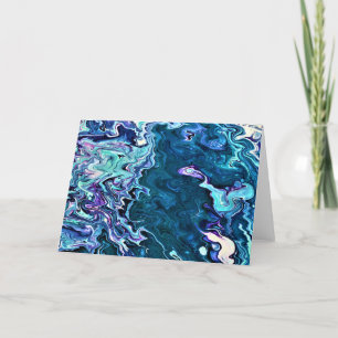 Cartão Abstrato Color Study 293, placa