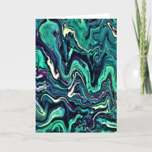 Cartão Abstrato Color Study 297, placa