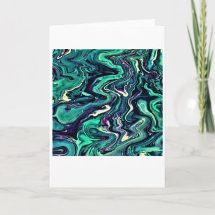 Cartão Abstrato Color Study 297, placa