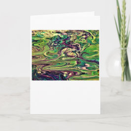 Cartão Abstrato Color Study 299, placa