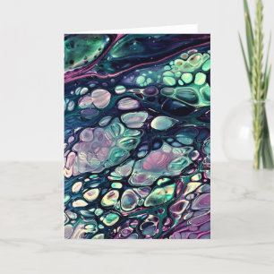 Cartão Abstrato Color Study 304, placa