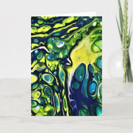 Cartão Abstrato Color Study 304, placa