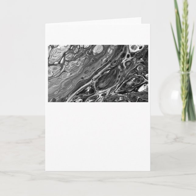 Cartão Abstrato Color Study 305 / Noir, Card (Frente)