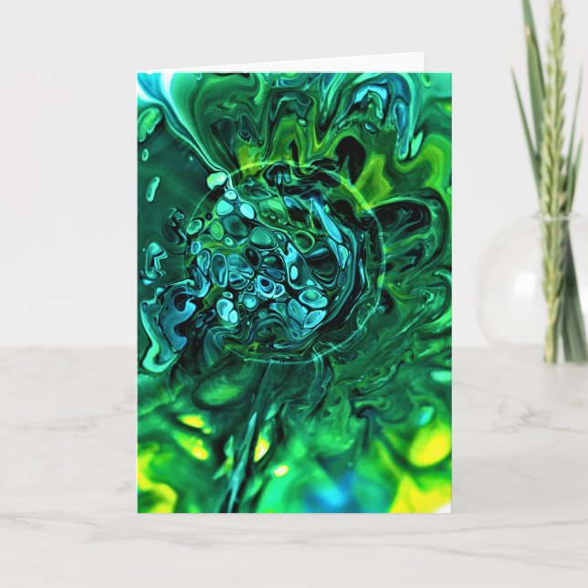 Cartão Abstrato Color Study 310, placa (Frente)