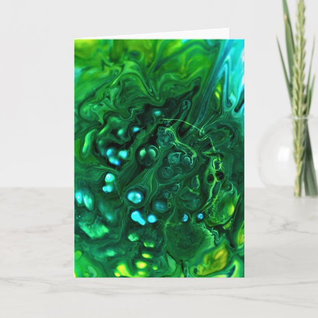 Cartão Abstrato Color Study 312, placa (Frente)