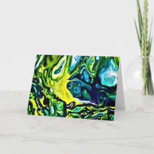 Cartão Abstrato Color Study 313, placa