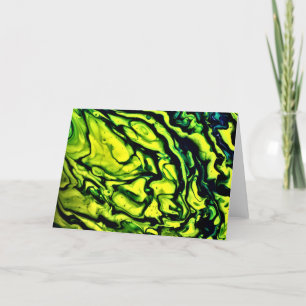 Cartão Abstrato Color Study 316, placa