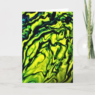 Cartão Abstrato Color Study 316, placa