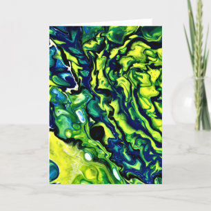 Cartão Abstrato Color Study 318, placa