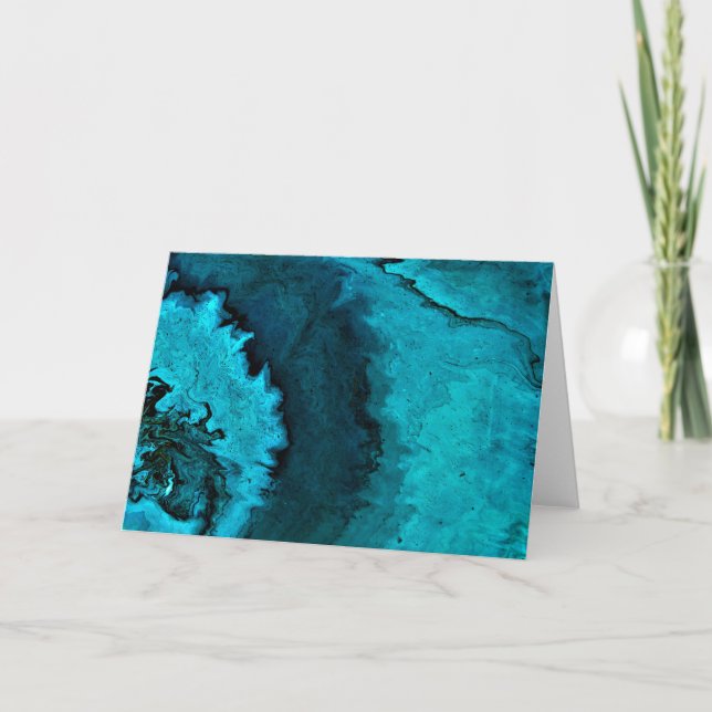 Cartão Abstrato Color Study 31, placa (Frente)