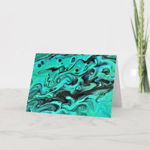 Cartão Abstrato Color Study 324, placa