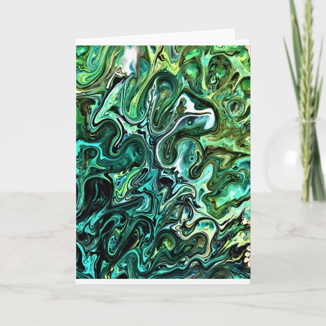 Cartão Abstrato Color Study 327, Card (Frente)