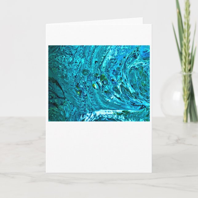 Cartão Abstrato Color Study 32, Card (Frente)