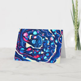 Cartão Abstrato Color Study 331, placa