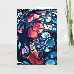 Cartão Abstrato Color Study 335, placa