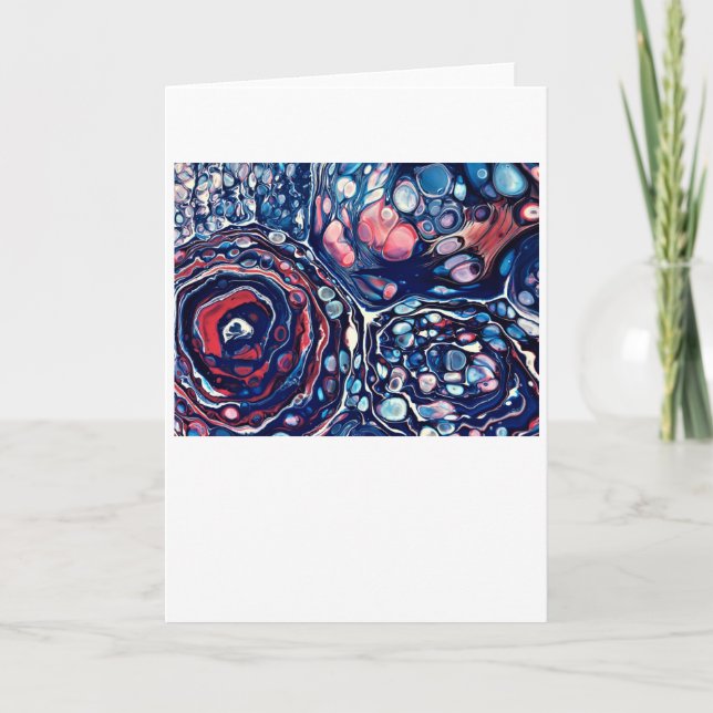 Cartão Abstrato Color Study 336, Card (Frente)