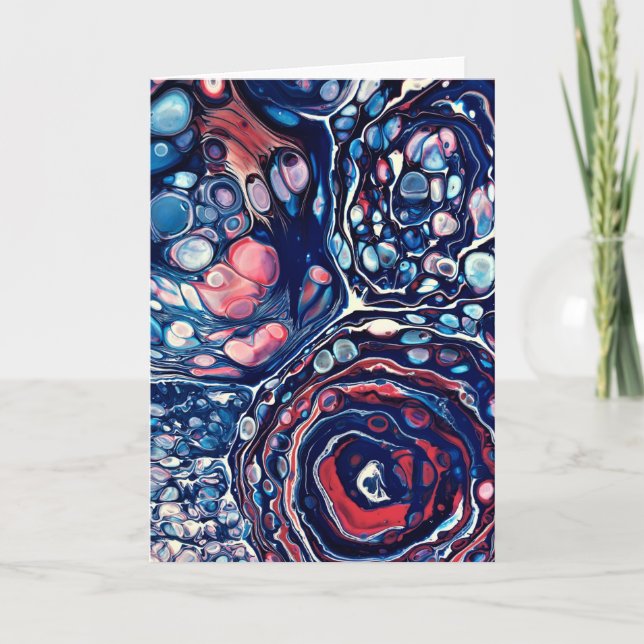 Cartão Abstrato Color Study 336, placa (Frente)