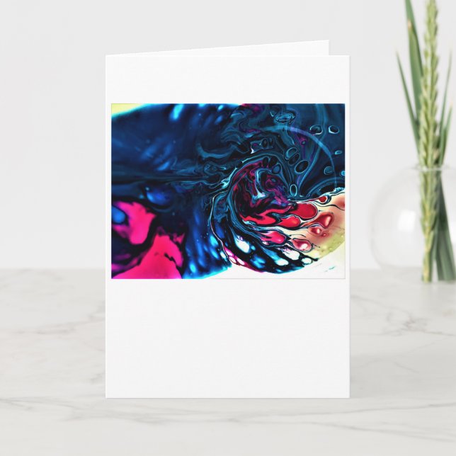 Cartão Abstrato Color Study 337, Card (Frente)