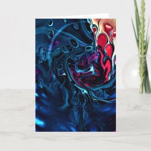 Cartão Abstrato Color Study 337, placa