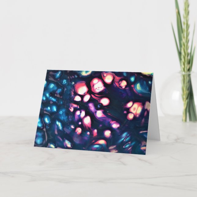 Cartão Abstrato Color Study 341, placa (Frente)