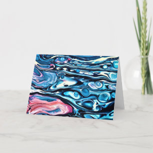 Cartão Abstrato Color Study 343, placa