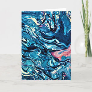 Cartão Abstrato Color Study 344, placa