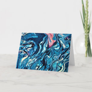 Cartão Abstrato Color Study 344, placa