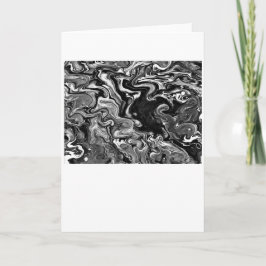 Cartão Abstrato Color Study 347 / Noir, placa