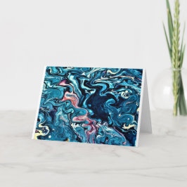 Cartão Abstrato Color Study 347, placa