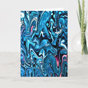 Cartão Abstrato Color Study 349, placa