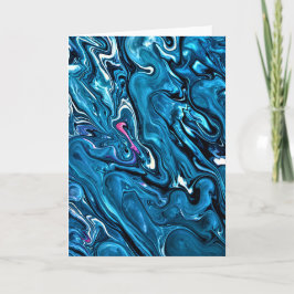 Cartão Abstrato Color Study 352, placa