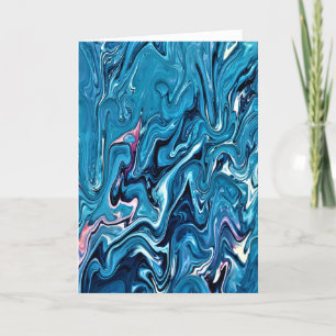 Cartão Abstrato Color Study 353, placa